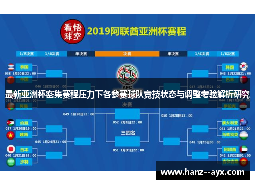最新亚洲杯密集赛程压力下各参赛球队竞技状态与调整考验解析研究 最新亚洲杯密集赛程压力下各参赛球队竞技状态与调整考验解析研究